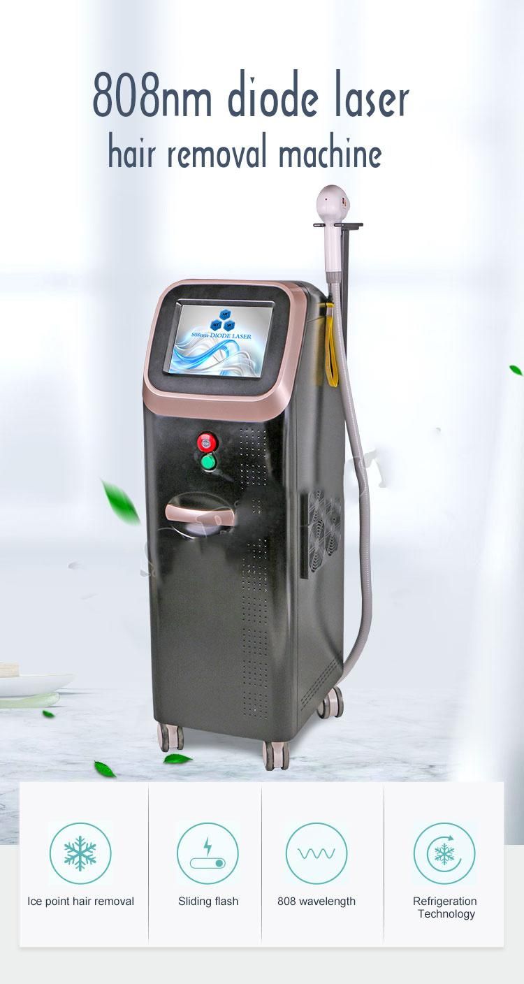 Beauty Salon Equipment 808/810nm Laser Removal 808nm Diode Laser Hair Removal Machine