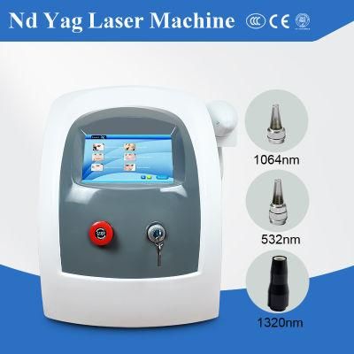 Salon Use Q-Switch ND YAG Laser Tattoo Removal Equipment