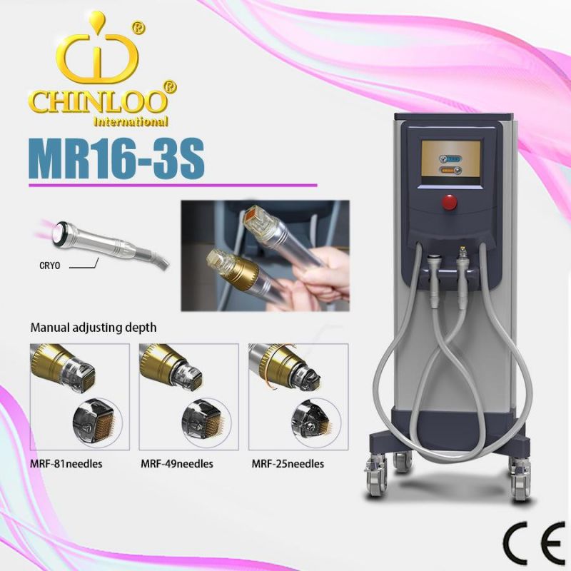 2015 Latest Non Invasive Anti-Wrinkles and Skin Tightening Radio Frequency Microneedles Beauty Machine (MR16-3S)