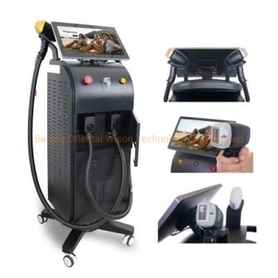 3 Wavelength 755 808 1064 Laser Soprano Titanium Diode Hair Removal Machine