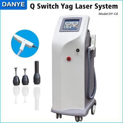 Professional High Power Q Swiched ND YAG Laser Eyebrow Tattoo Removal Beauty Device