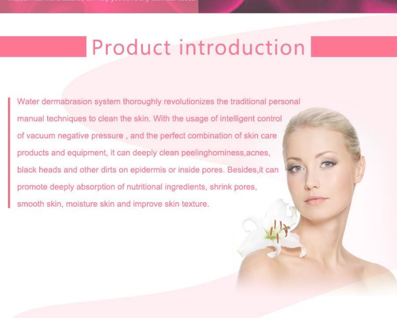 Hydro Dermabrasion Beauty Equipment for Skin Moisturizing