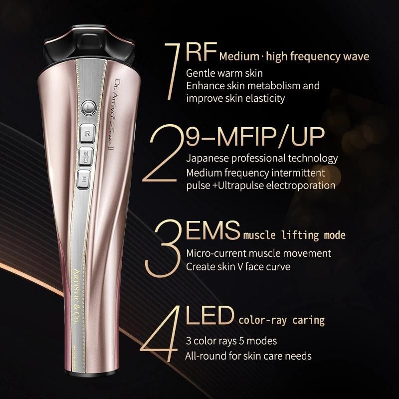 Dr. Arrivo The Zeus Zeus Second-Generation Beauty Equipment Household Beauty Equipment Facial Massager Imported Micro-Current