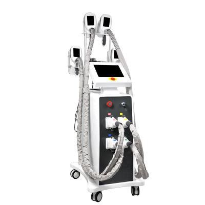 4 Cryo Handles Cryolipolysis Fat Freezing Slimming Machine / Best Cavitation Ultrasonic Beauty Salon Equipment