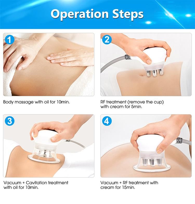 40K Cavitation Weight Loss Beauty Machine Vacuum RF Skin Tightening Face Lift Body Slimming Machine