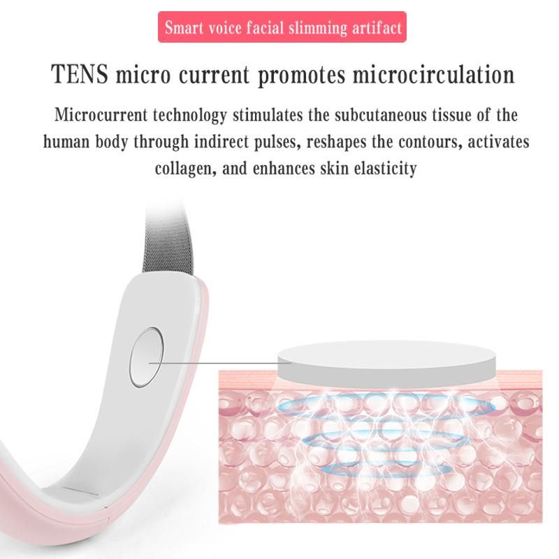 OEM Beauty Device Infrared LED Therapy Facial Skin Tightening Massager V-Line Face Lifting Slimming Belt