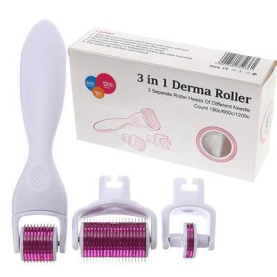 Derma Roller Micro Needle Roller 3 in 1 Derma Roller Set for Face