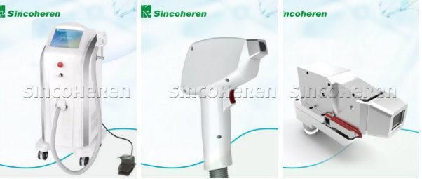 Painless Treatment Alexsander Laser 808nm Diode Laser Hair Removal Machine