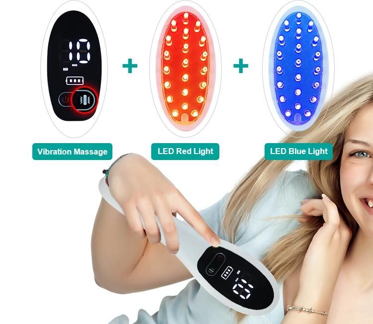 Beauty Care Instrument Laser LED Energy Comb Head Massage Comb