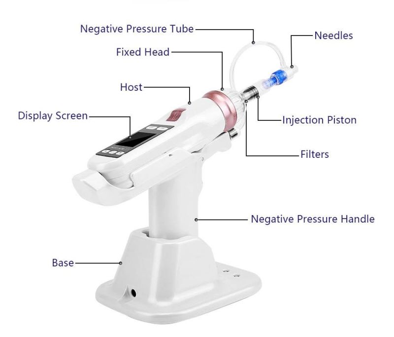 Portable Ez Negative Pressure Mesotherapy Gun Without Needle