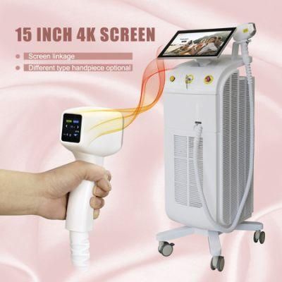 2 Years Warranty Alma Soprano Ice Titanium 12bar Diode Laser 808nm Hair Removal 755 808 1064 Diode Laser Hair Removal Machine 1200W 1600W