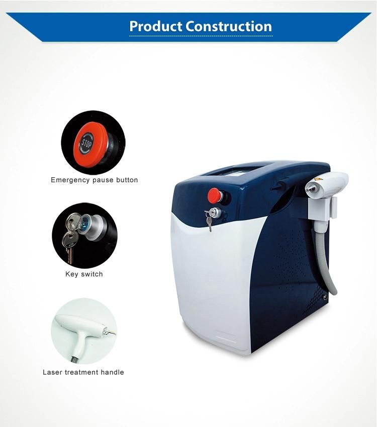 ND YAG Laser Tattoo Removal + IPL Hair Removal Portable Machine