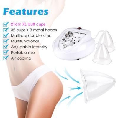 Konmison 180ml XL Cup Hot Sale 35 Cups Butt Lift Enhancement Vacuum Therapy Butt Lifting Breast Enhancement Machine