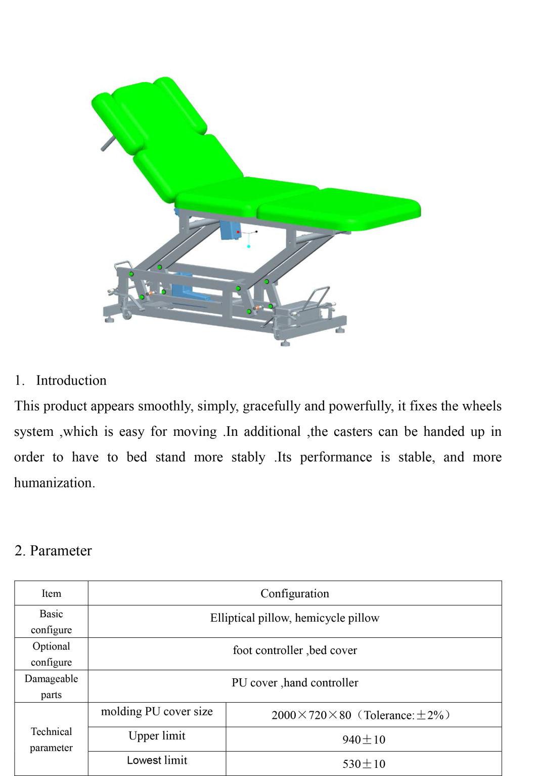 Rh-2234A Best Selling Electric Lift Beauty Bed for Beauty Salon