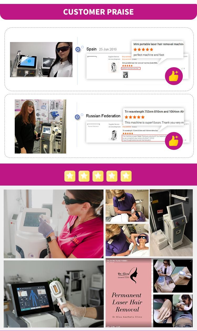 Intelligent Permanent Hair Removal Laser Machine Laser Hair Regrowth