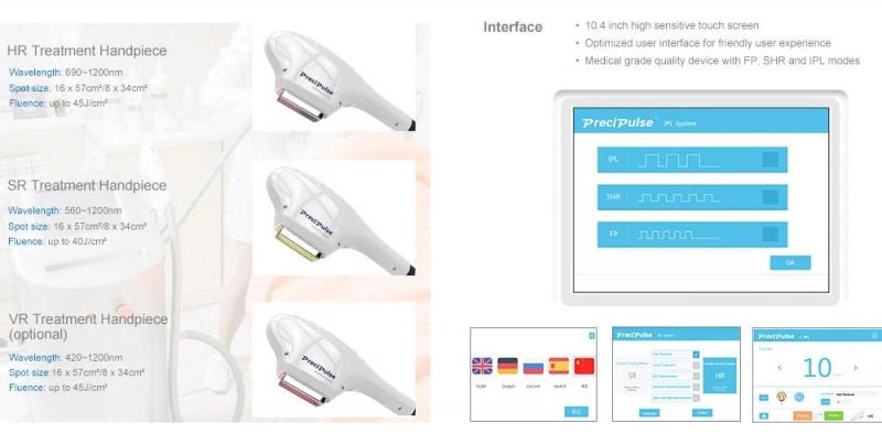 New Elight IPL&RF Shr Hair Removal Machine Body Hair Removal Laser Machine Salon Equipment Epilation