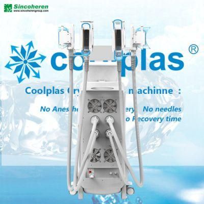 Sincoheren Factory Price Cryo Fat Weight Loss Freeze Coolplas Lipolysis Cryotherapy Beauty Machine Use for Weight Loss