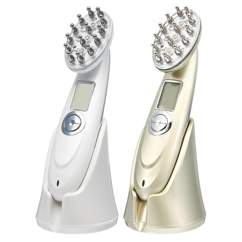 New Laser Treatment Comb Rechargeable USB Charging Vibrating Scalp Massage Hair Stop Loss Brush