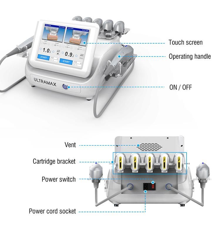 Beauty Equipment High Intensity Focused Ultrasound Face Lifting 7D Hifu Device