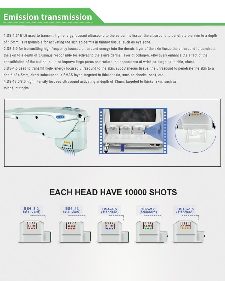 Hifu Beauty Machine for Face Lift /Wrinkle Removal for Sale