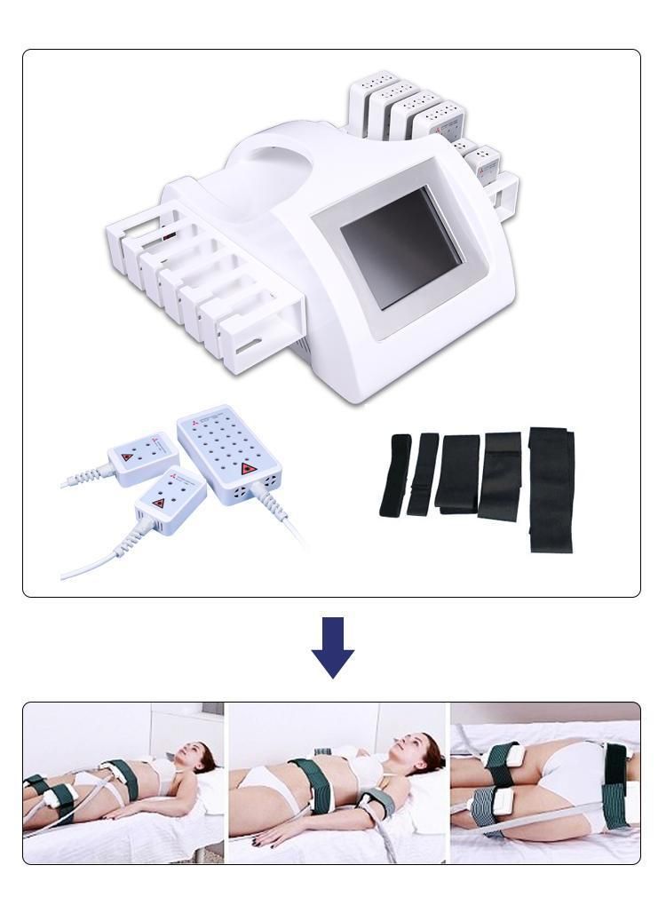 Portable Lipolaser Weight Loss Body Slimming Machine for Beauty Salon
