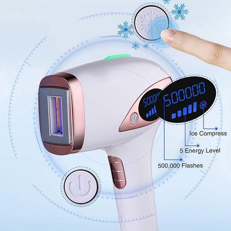 High Quality 50000 Flashes IPL Laser Hair Removal From Home