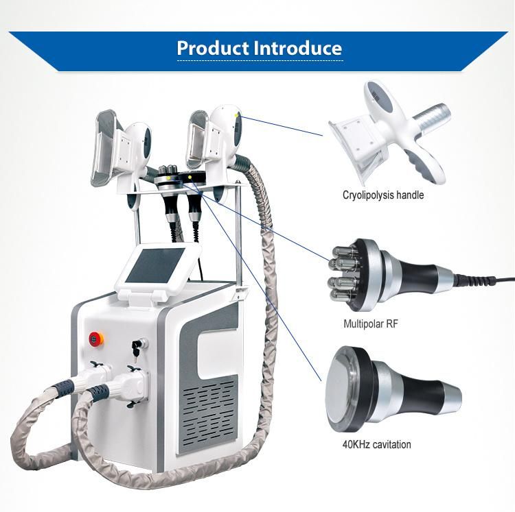 4 in 1 Cryolipolysis Freeze Fat Machine with Vacuum Cavitation System