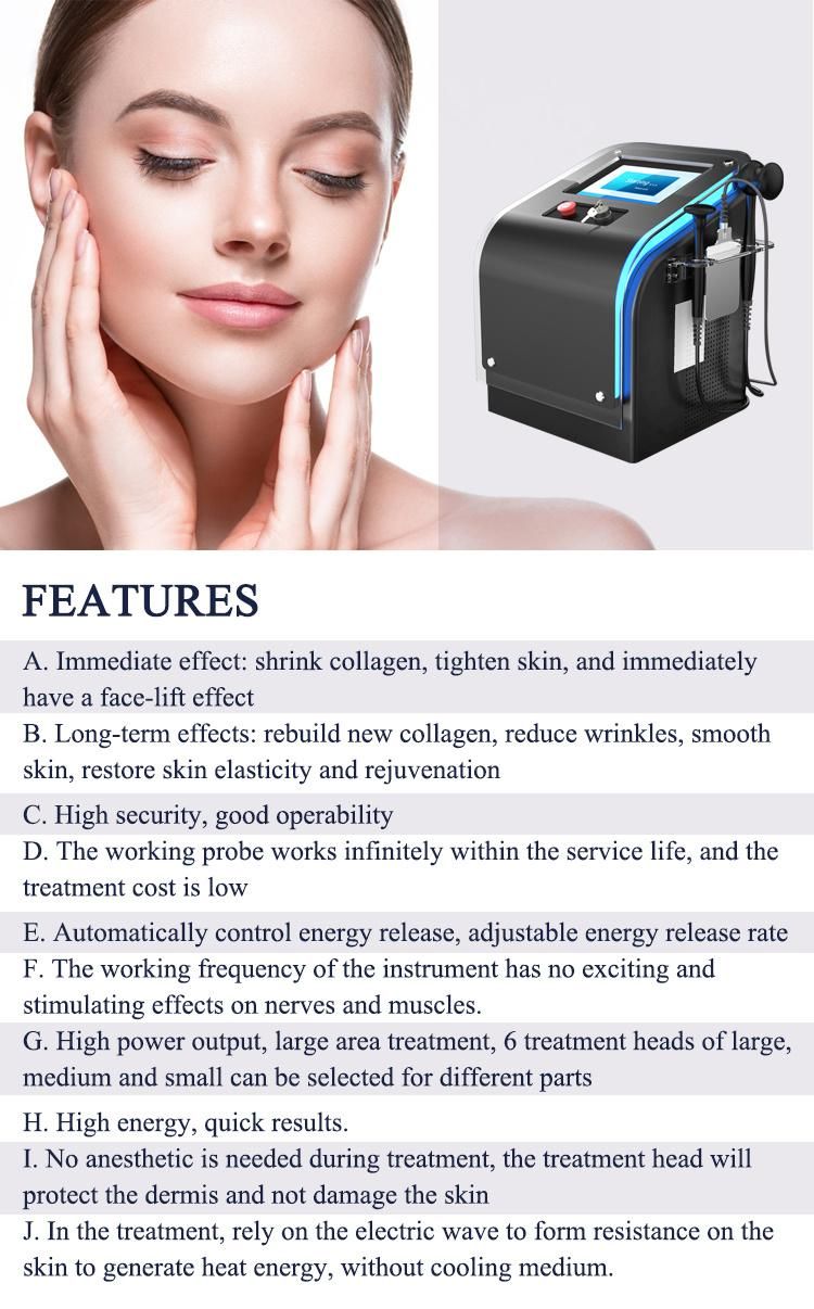 RF for Weight Loss/Skin Tightening Portable Top Beauty Monopolar RF Machine