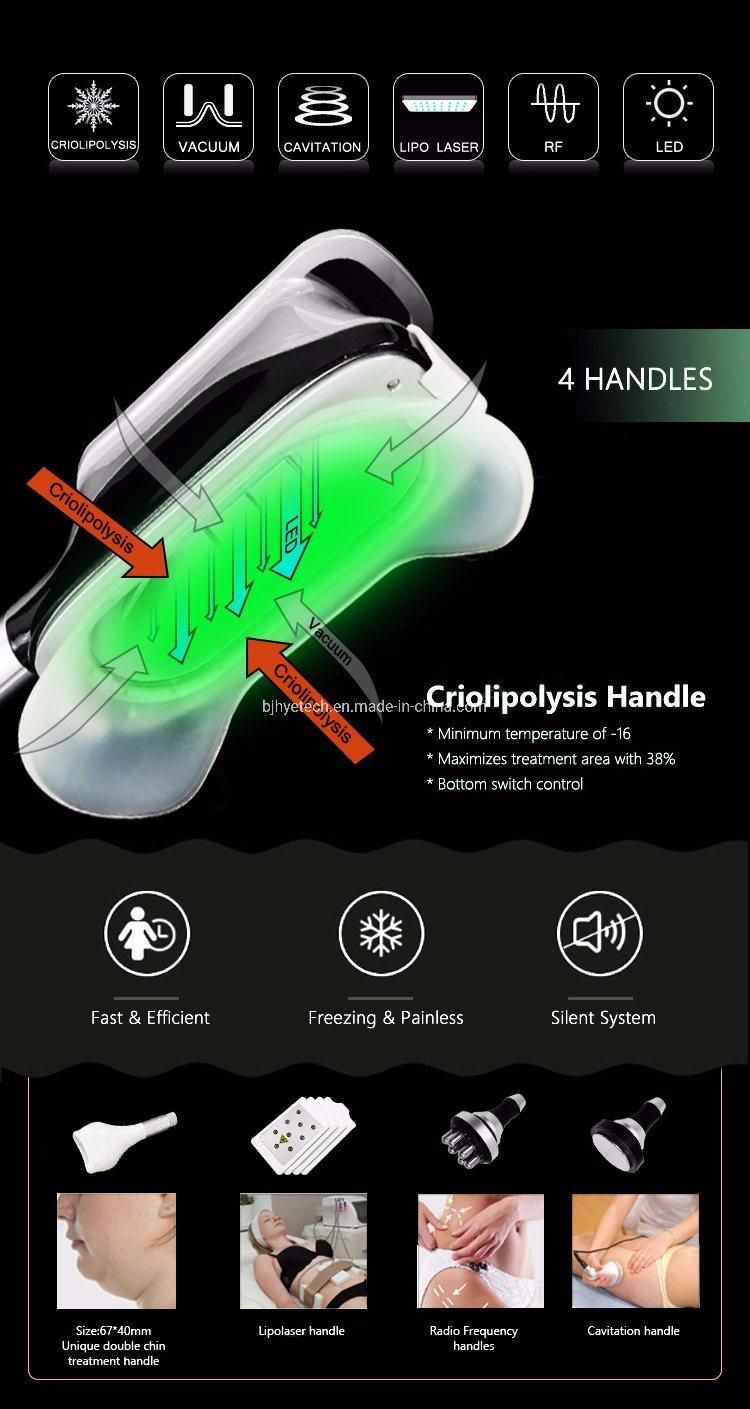 360 Degree Cryolipolysis 9 Handles Cryo Cryotherapy Fat Freezing Criolipolisis Machine Cryolipoly Slimming