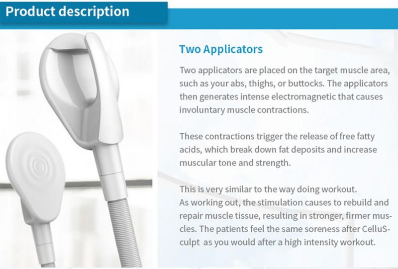 Cellusculpt Muscle Increase Series 4 Handles with Optional Pelvic Floor Muscledual Channel Dual Control Body Shaping Machine