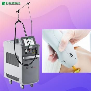 1-Sincoheren Alex Long Pulse Laser Hair Removal Machine Three Cooling System Fully Imported Accessories Alex Laser