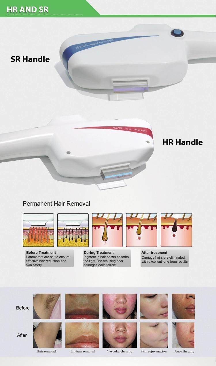 Hair Removal Instrument for Sale IPL / Dpl Shr System Depilation Machine