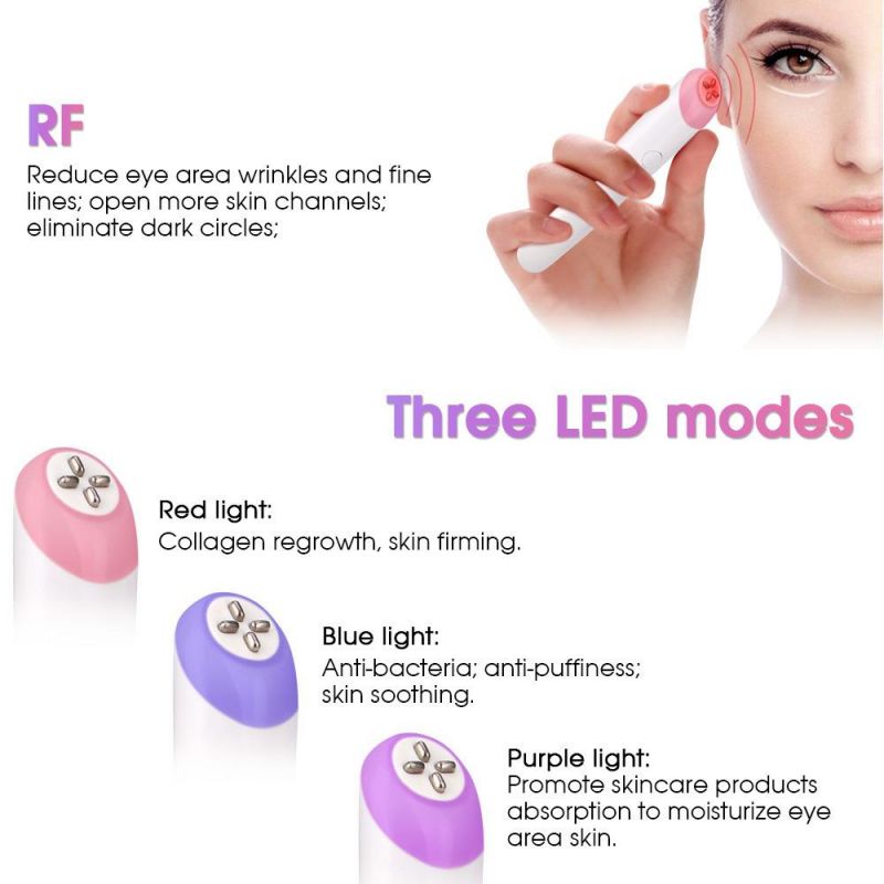 Newest Home Use RF LED Eye Care Massage Machine