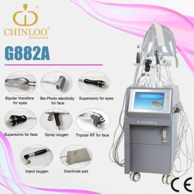 Advanced Design Multipolar RF Hyperbaric Oxygen Beauty Equipment for Skin Rejuvenation (G882A/CE)