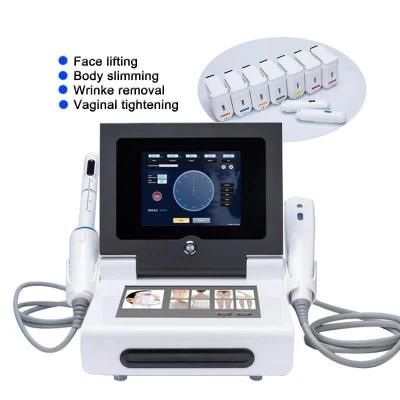2 in 1 6D Hifu Vaginal Hifu Face Lift Vaginal Tighten Body Slimming Wrinkle Removal Ultrasound Beauty Machine