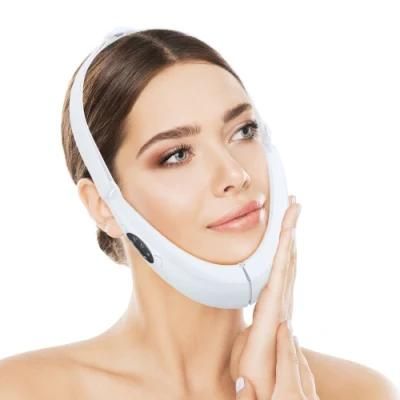 Face Massager Micro Current Color Light Beauty and Face Thinner Intelligent Voice Broadcast Massage Hot Compress Lift V Shape Thin Face