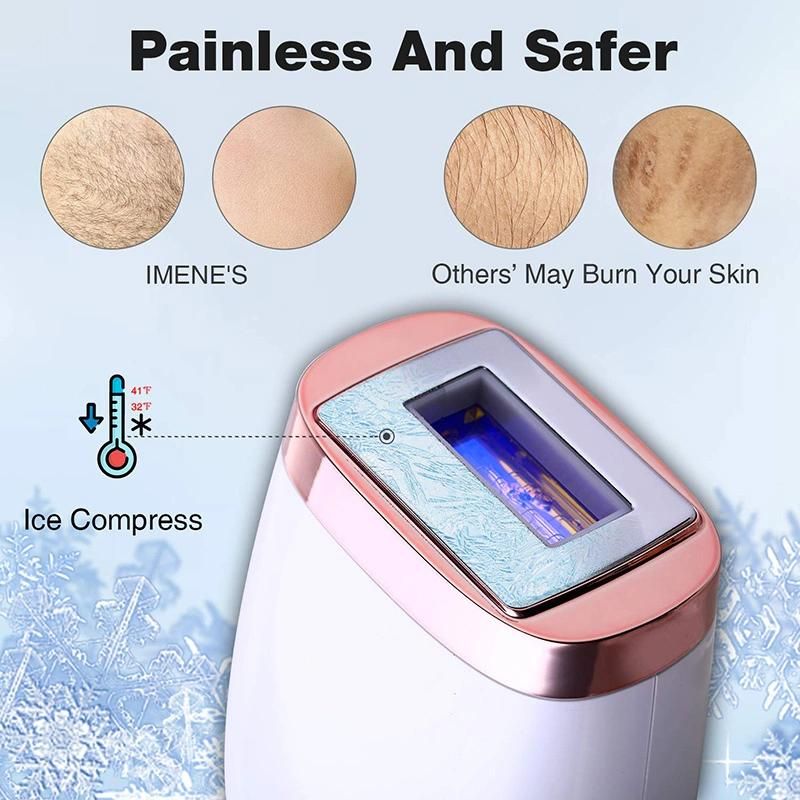 at-Home IPL Hair Removal for Women and Men Painless Hair Remover Device for Facial Whole Body
