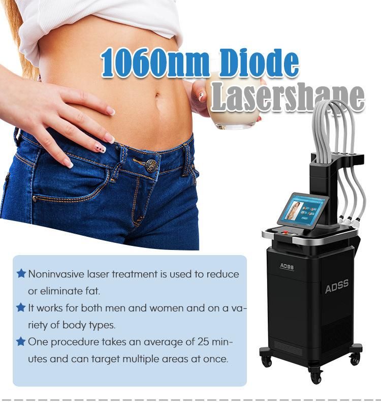 Newest ADSS Diode Laser Body Shaping Equipment Weight Loss Machine