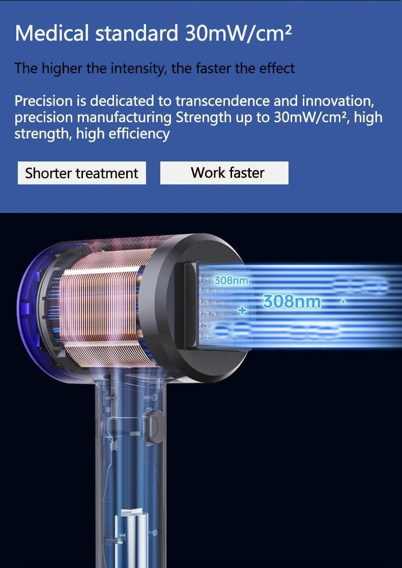 Non-Invasive 2022 Portable Operation Excimer Therapeutic Apparatus New Technology Vitiligo Treatment Machine
