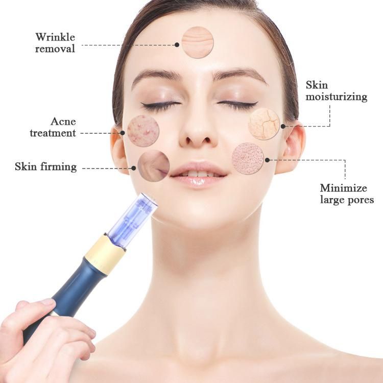 Strong H3+ Therapy Microneedling Electric Derma Pen with Nano Needles