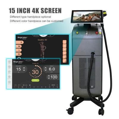 50% Discount Professional Beauty IPL Laser Alma Soprano Ice Platinum Titanium Hair Removal Machine 755 808 1064nm Diode Laser