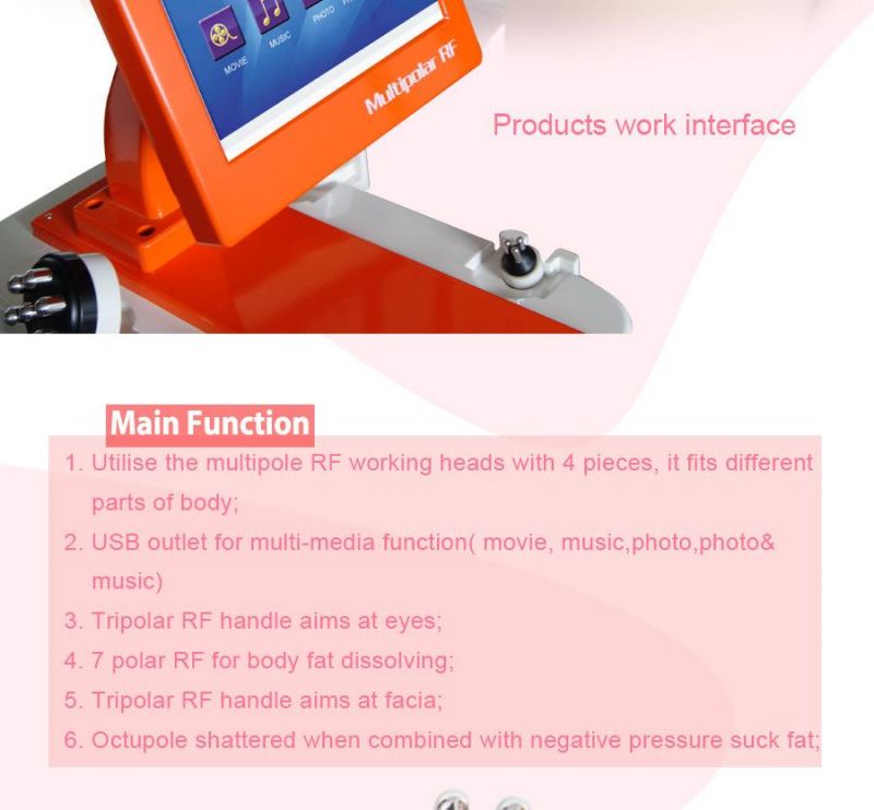 Vacuum Multipolar Radio Frequency Slimming Beauty Machine (RF3.6)