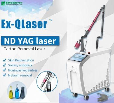 2022 Sincoheren ND YAG Laser Machine Tattoo Removal Pigment Removal and Skin Rejuvenation Skin Beauty Machine