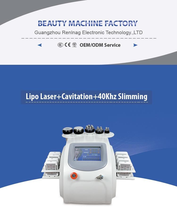 Lipolaser Lipo Laser Cavitation Slimming Machine for Weight Loss