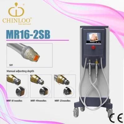 CE Approved China Suppliers RF Fractional Micro Needles Beauty Machine for Acne Remover with Cryo (MR16-2SB)