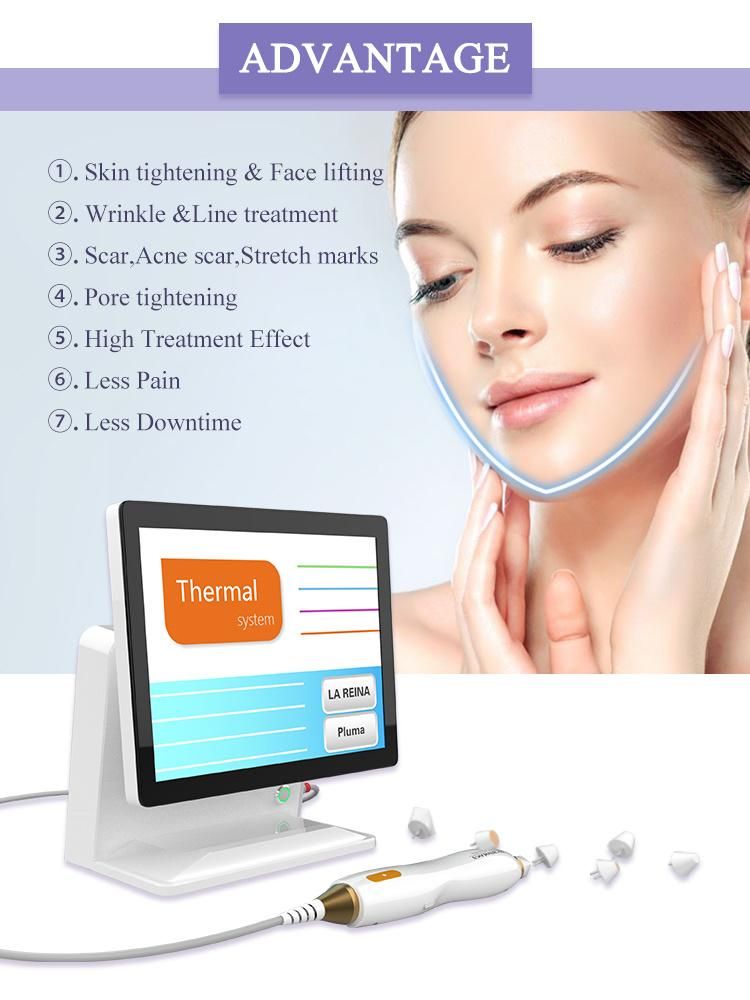 Microneedle RF Fractional Skin Tightening Wrinkle Remove Facial Beauty Machine