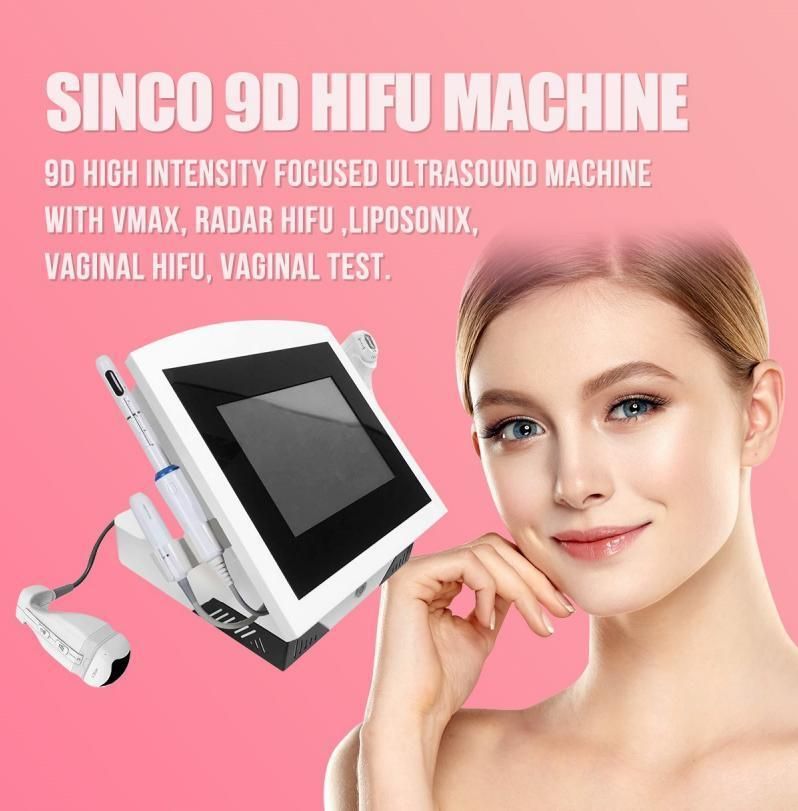 9d High Intensity Focused Ulrasound, Radar Higu, Liposonic, Hifu Machine