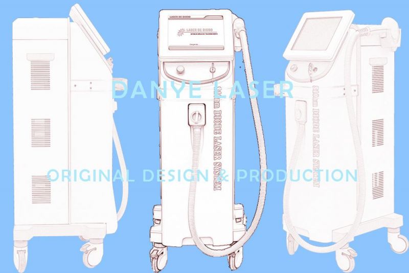 Laser Hair Removal 808nm Diode Depilator Laser Device Model Dy-Dl4a