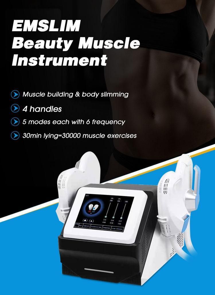 Portable PRO Body Sculpt Emslim Machine EMS 12 Tesla Sculptor for Muscle Stimulation and Slimming