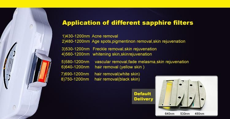 New Design Portable Elight IPL Shr Opt ND YAG Laser 2 in 1 Beauty Equipment